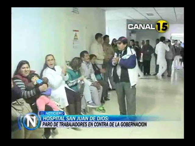 Trabajadores En Salud Del Hospital San Juan De Dios Cumplen Un Paro De